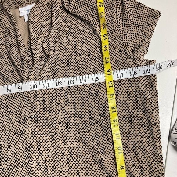 JACLYN SMITH, Black&Tan women’s top, Sz L‎ - Picture 5 of 13